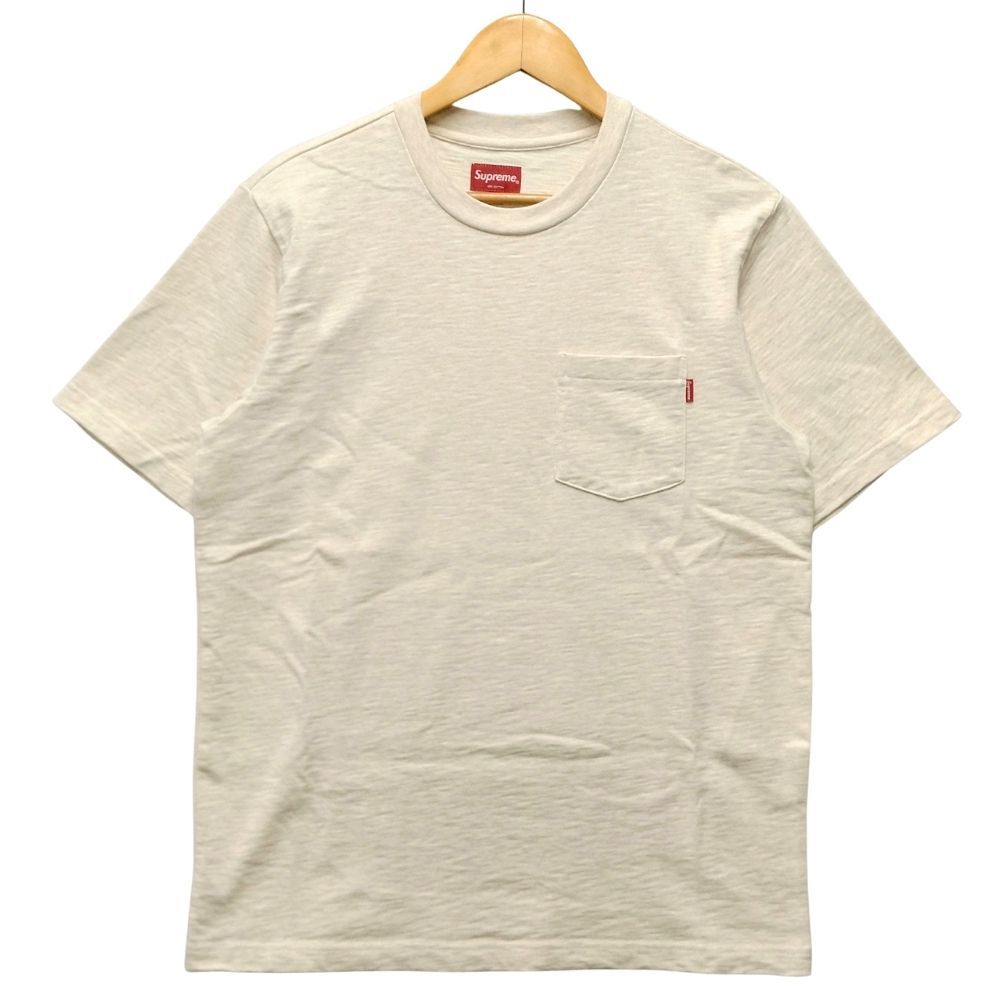 SUPREME シュプリーム S/S Pocket Tee ポケット Tシャツ ナチュラル サイズS 正規品 / 51980