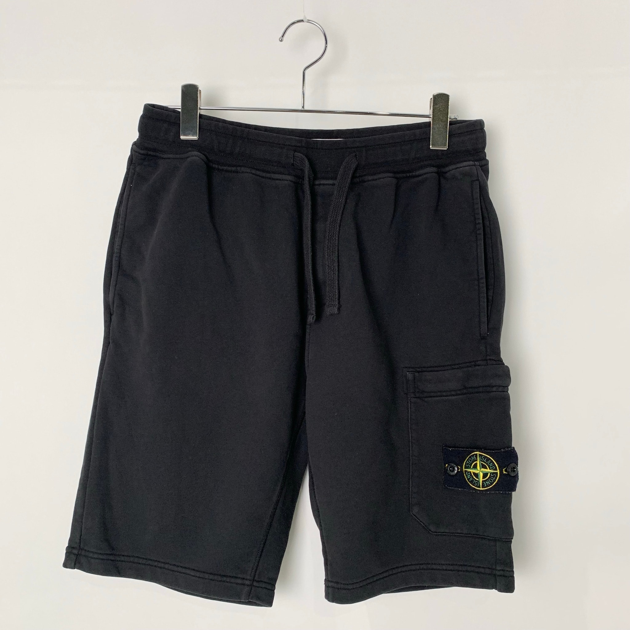 Stone Island 64651 Fleece Bermuda Shorts - 23SS "Black"