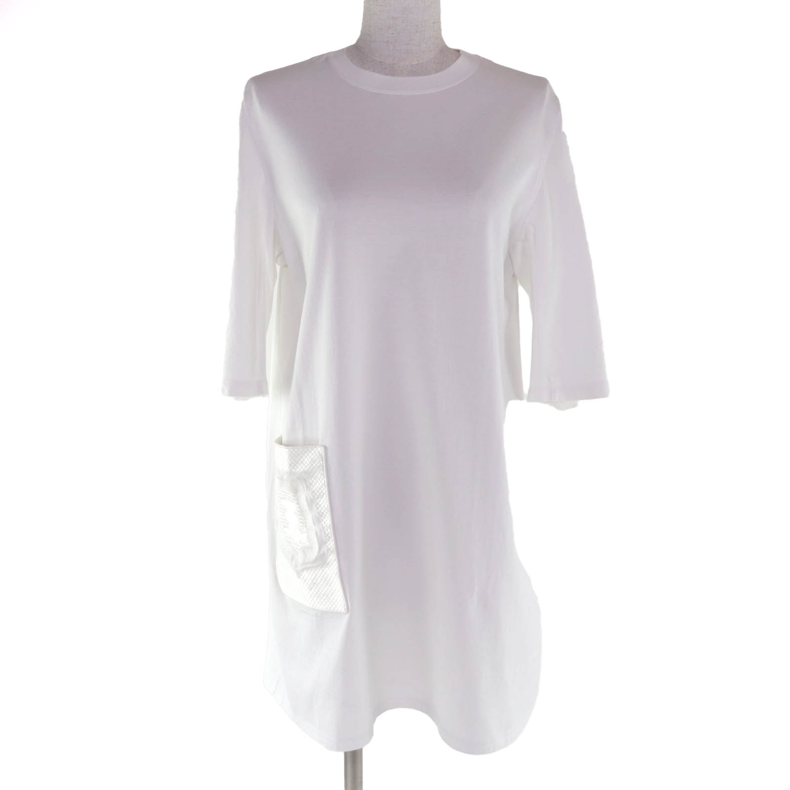 極美品 エルメス ワンピース ホワイト レディース 34