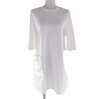 極美品 エルメス ワンピース ホワイト レディース 34