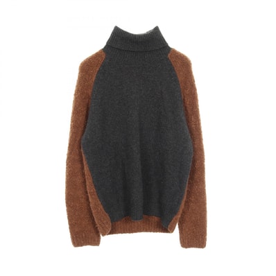 エルメス HERMES ニット 衣料品 トップス ウール カシミヤ アルパカ メンズ グレー系 / ブラウン系 【中古】