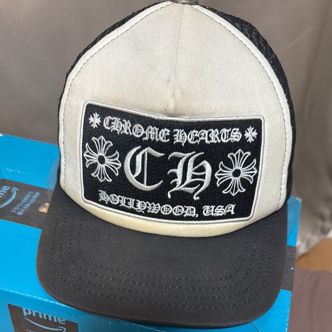 Chrome Hearts Trucker Cap CH "Black/White"
