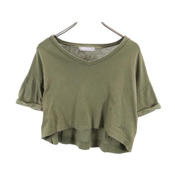 STUSSY WOMEN ステューシーウーマン 半袖 Tシャツ カーキ系