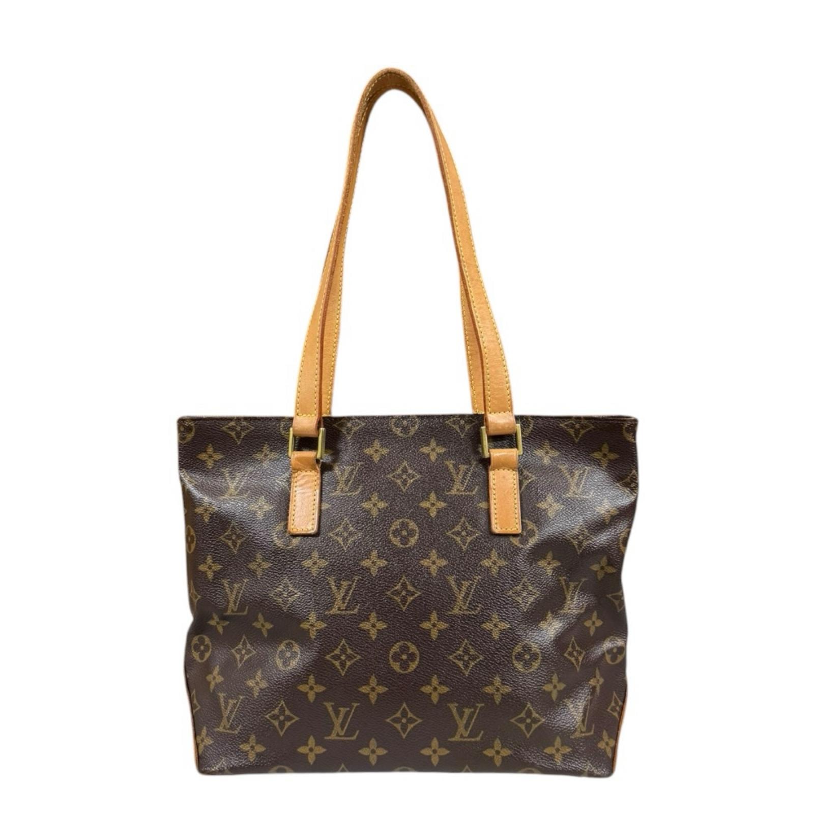 ルイヴィトン カバピアノ モノグラム トートバッグ モノグラムキャンバス M51148 ブラウン レディース LOUIS VUITTON  中古