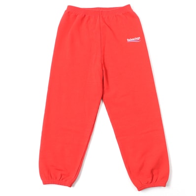 未使用品 バレンシアガ パンツ レッド キッズ 8 (キッズサイズ約130~140cm相当)