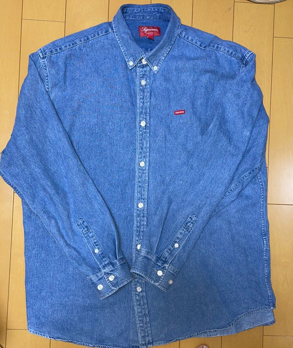Supreme Small Box Shirt "Denim" (22SS)