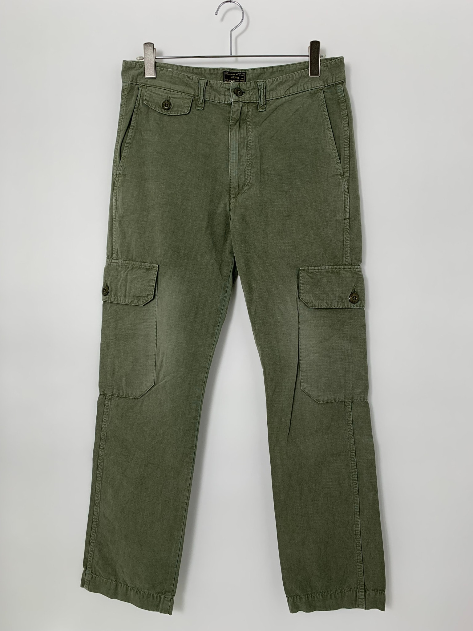 WTAPS JUNGLE SKINNY / TROUSERS. COTTON. RIPSTOP OLIVE DRAB