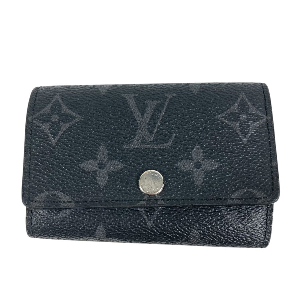 ルイヴィトン LOUIS VUITTON ミュルティクレ6 ミュルティクレ 6  M82603 モノグラムエクリプス 6連 鍵 キー キーケース モノグラムエクリプスキャンバス ブラック