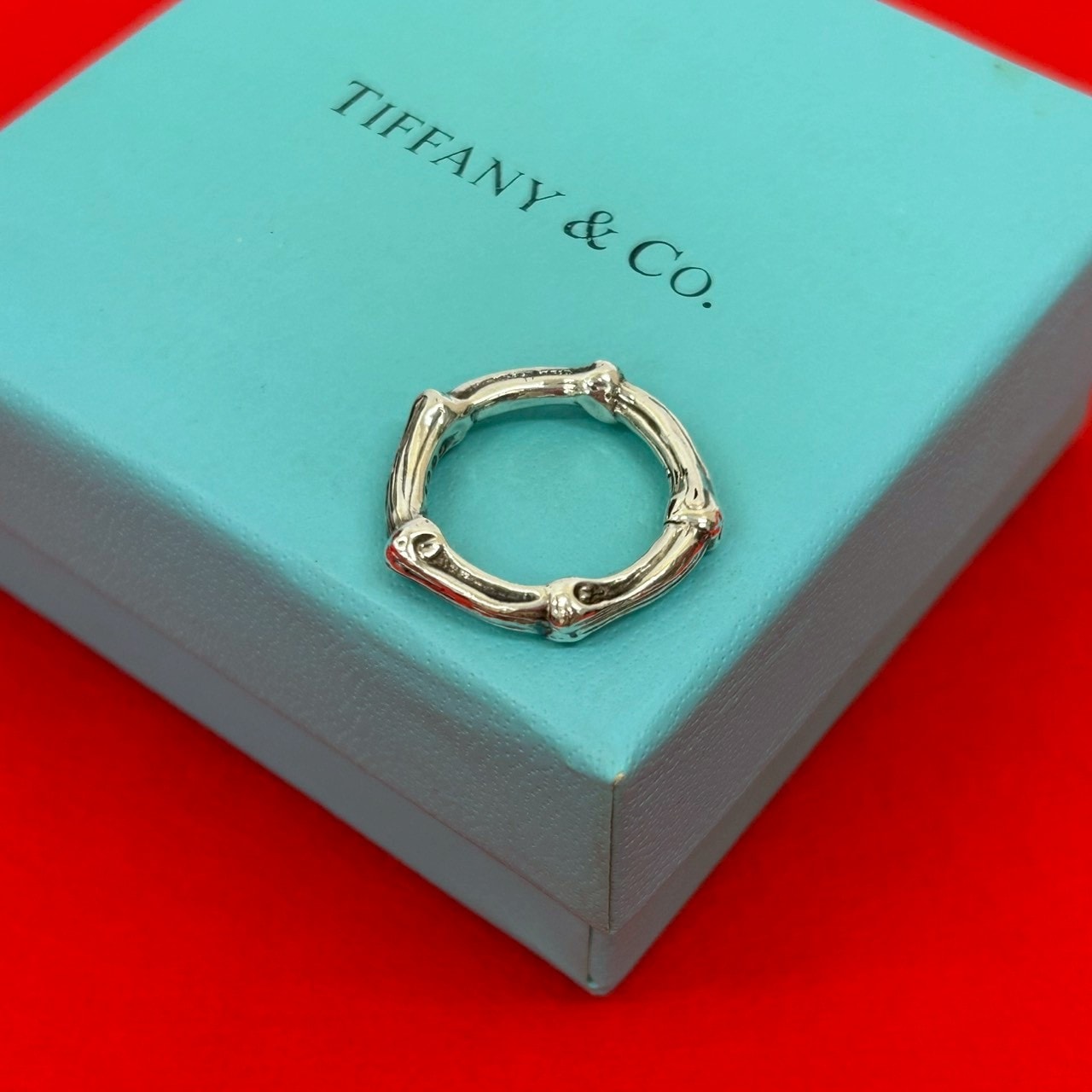 B (目立った傷や汚れなし)】TIFFANY&Co. ティファニー バンブー リング