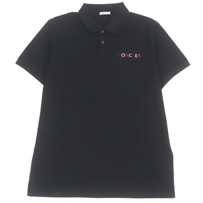 未使用品 モンクレール 半袖ポロシャツ ブラック メンズ L