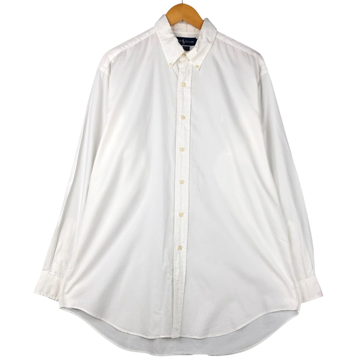 古着 ラルフローレン Ralph Lauren YARMOUTH 長袖 ボタンダウンシャツ メンズL相当/eaa591276