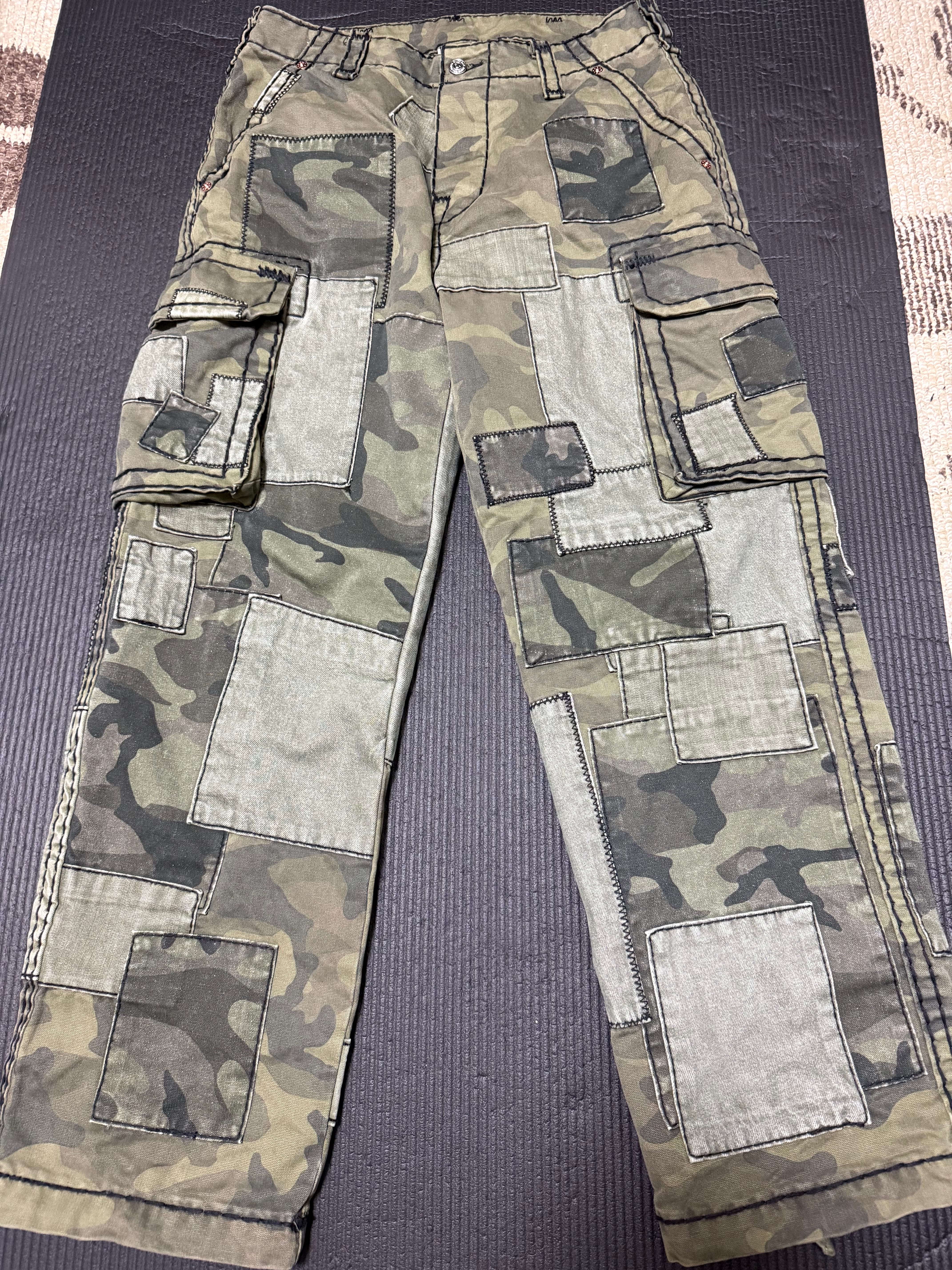 Supreme x True Religion Patchwork Cargo Pant "Woodland Camo"
