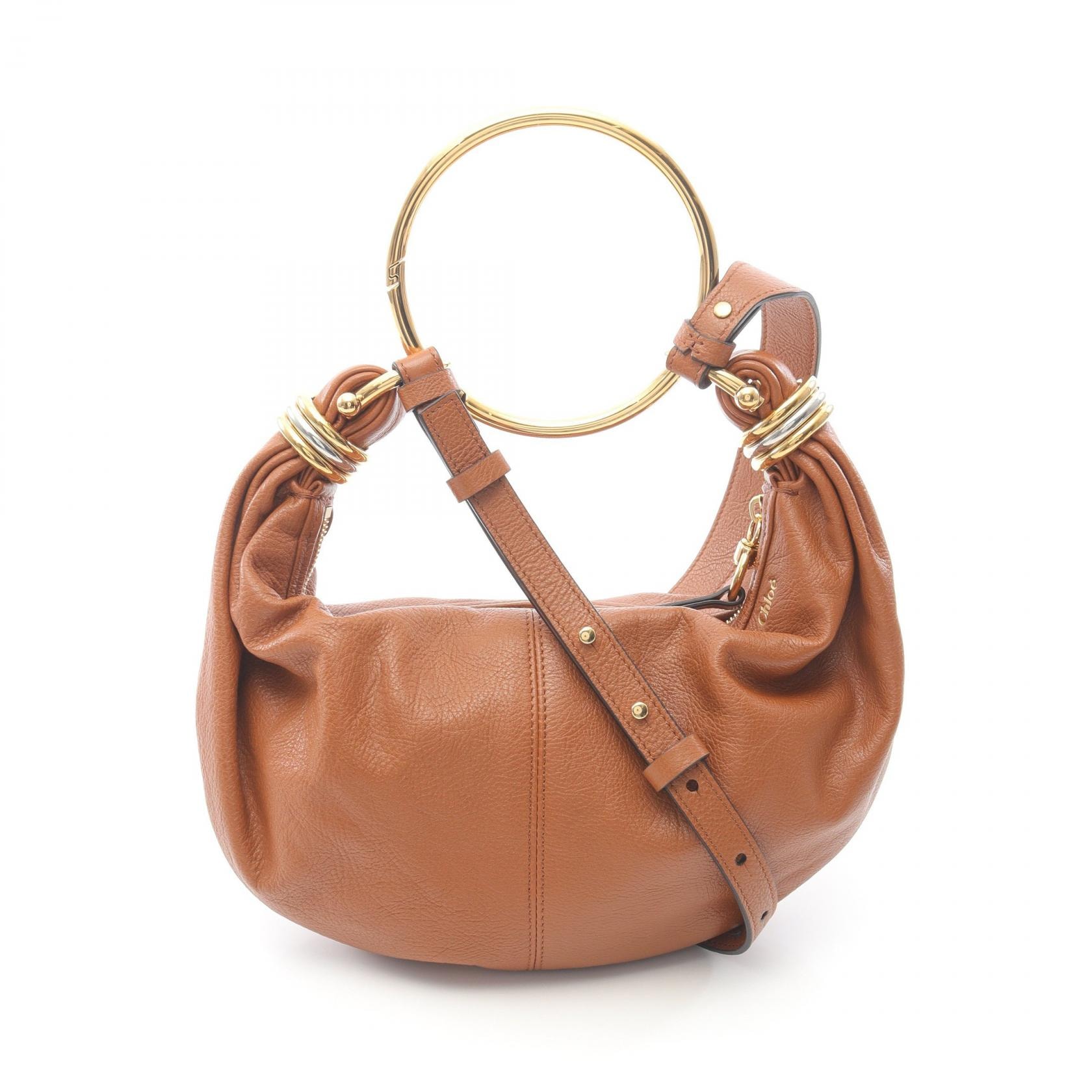 クロエ Chloe BRACELET HOBO ブレスレット ホーボー スモール ハンドバッグ バッグ レザー レディース ブラウン系 CHC24AS611N7226M 【新品】