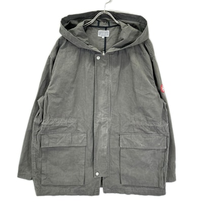 シーイー CES29JK08 チャコール コットン シリコンパッチ バイオウォッシュ加工 COTTON HOOD JACKET L