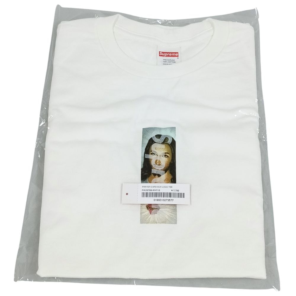SUPREME シュプリーム 26AW Prayer Card Box Logo Tee 半袖Tシャツ 45203