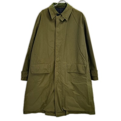 スタジオ ニコルソン SNM-059 カーキ TECHNICAL COTTON CAR COAT S