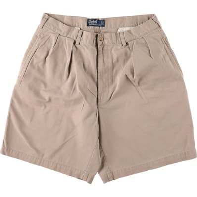 古着 ラルフローレン Ralph Lauren POLO by Ralph Lauren ツータック チノショーツ ショートパンツ メンズw34相当/eaa577617
