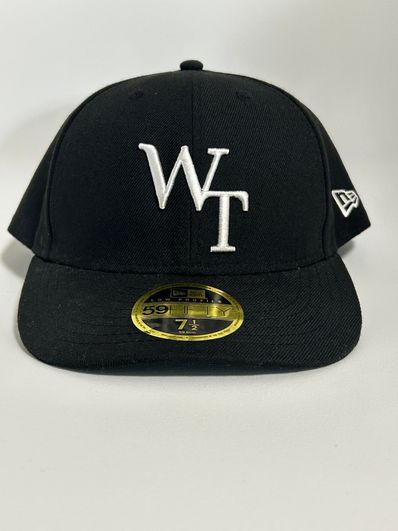 Wtaps x NEWERA 59FIFTY LOW PROFILE / CAP / POLY. TWILL. "Black" 221NENED-HT01