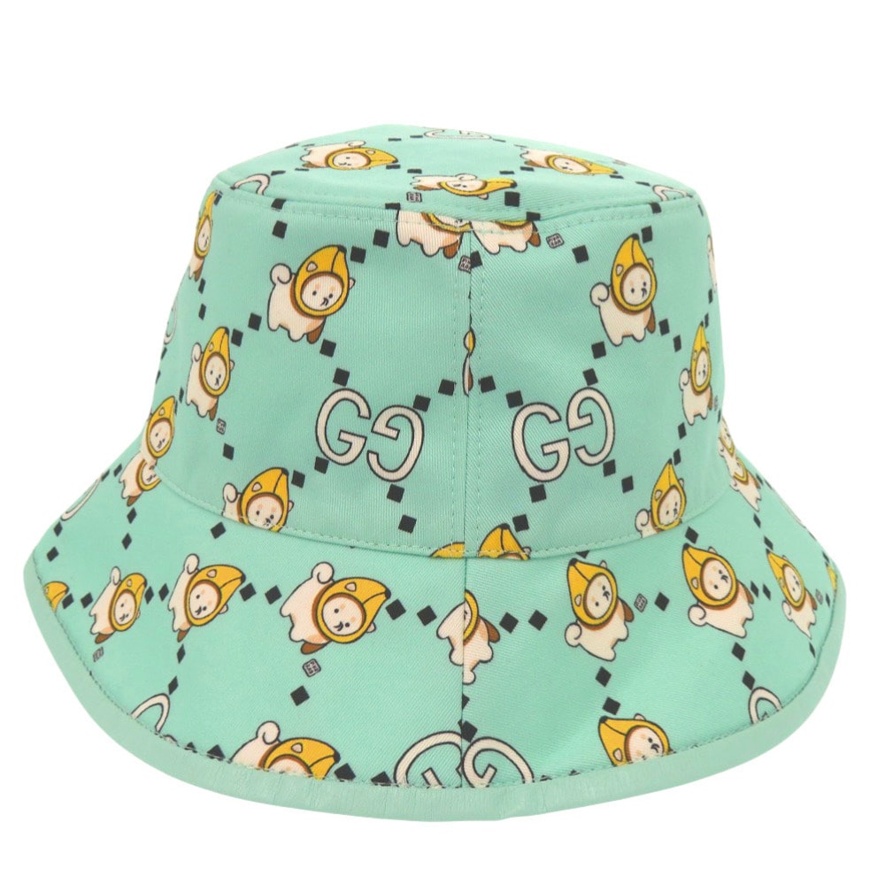 A (未使用に近い)】グッチ Kawaii printed バケットハット 73696の古着