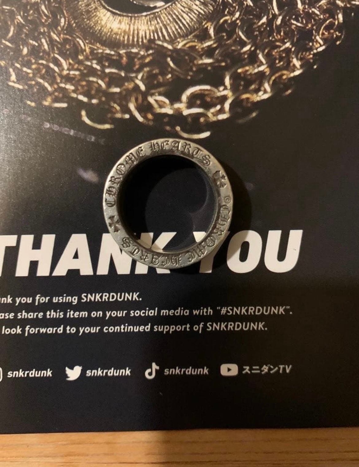 Chrome Hearts 6mm Spacer Ring FOREVER "Silver"