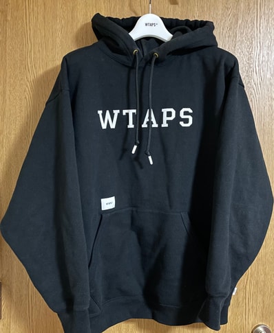 Wtaps Academy / Hoody / Cotton. College "Black"