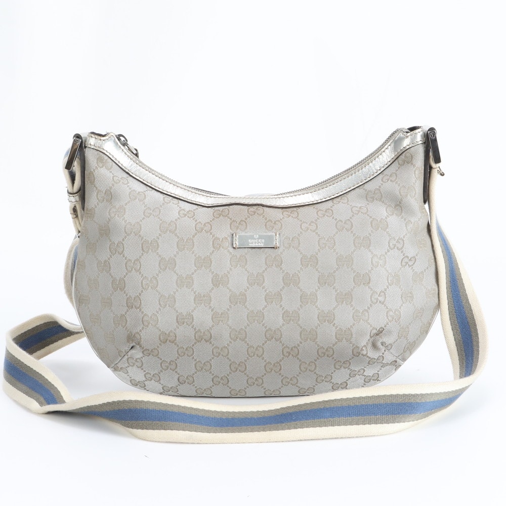 グッチ GGキャンバスハーフムーン 181092 ショルダーバッグ