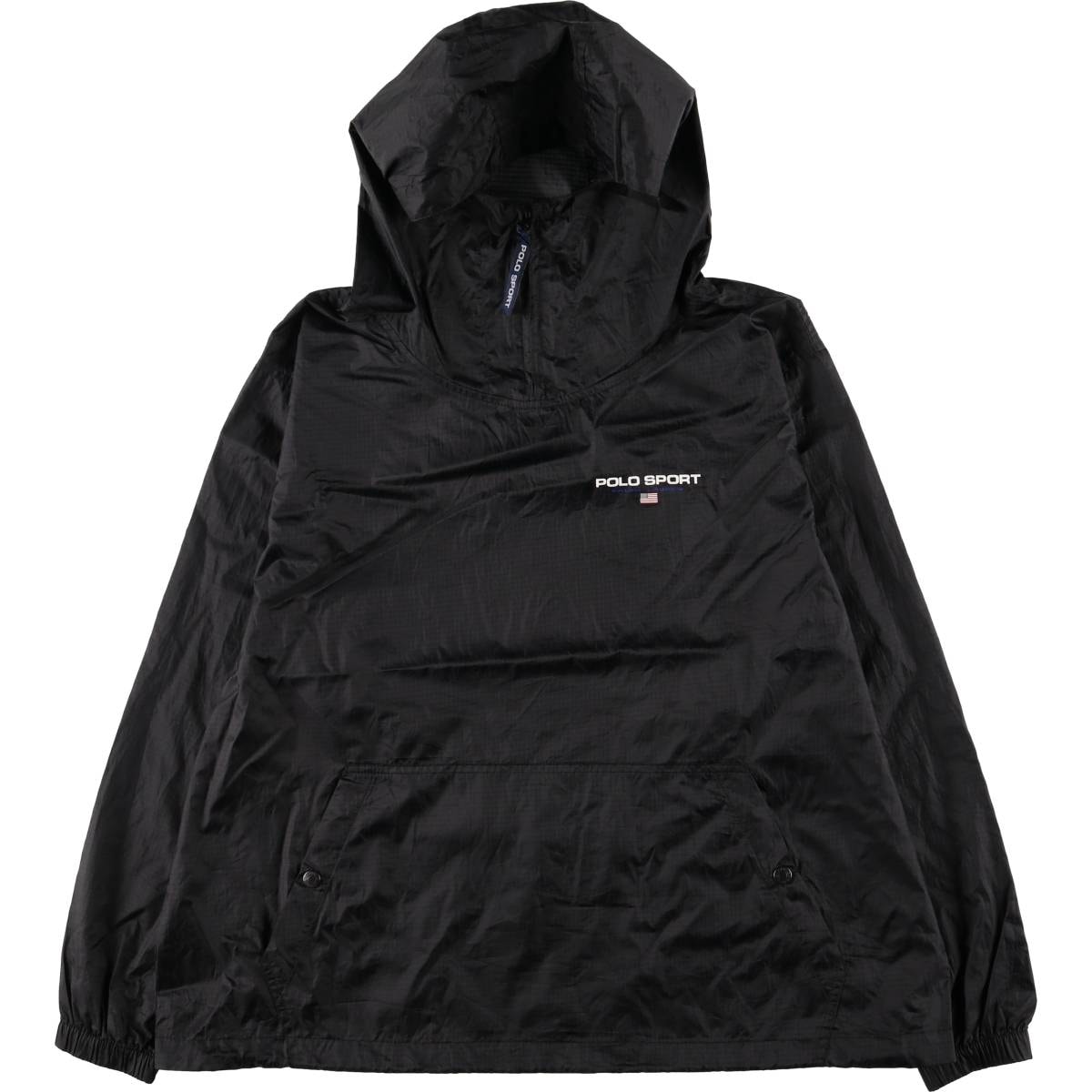 古着 90年代 ラルフローレン Ralph Lauren POLO SPORT ポロスポーツ リップストップ アノラックパーカー メンズS相当 ヴィンテージ/eaa591175