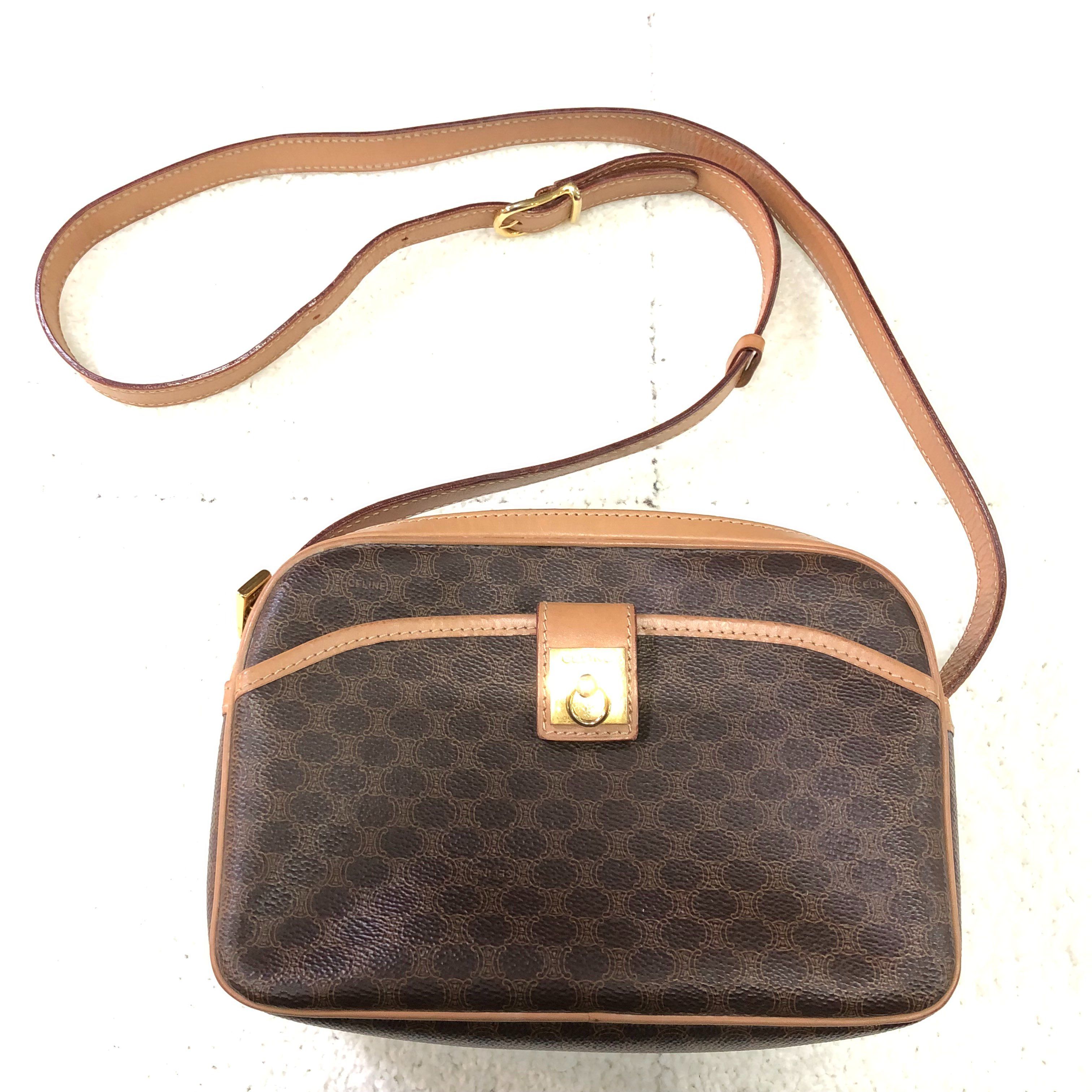 CELINE Macadam Shoulder Bag