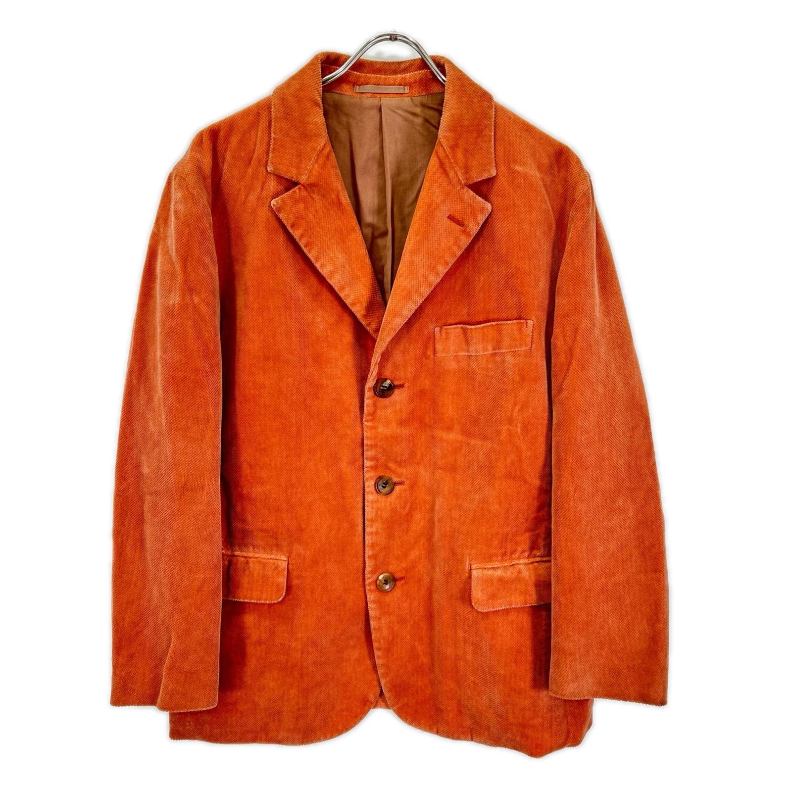 イッセイミヤケメン 17AW ME73KO126 オレンジ ショールカラー ニット カーディガン 2