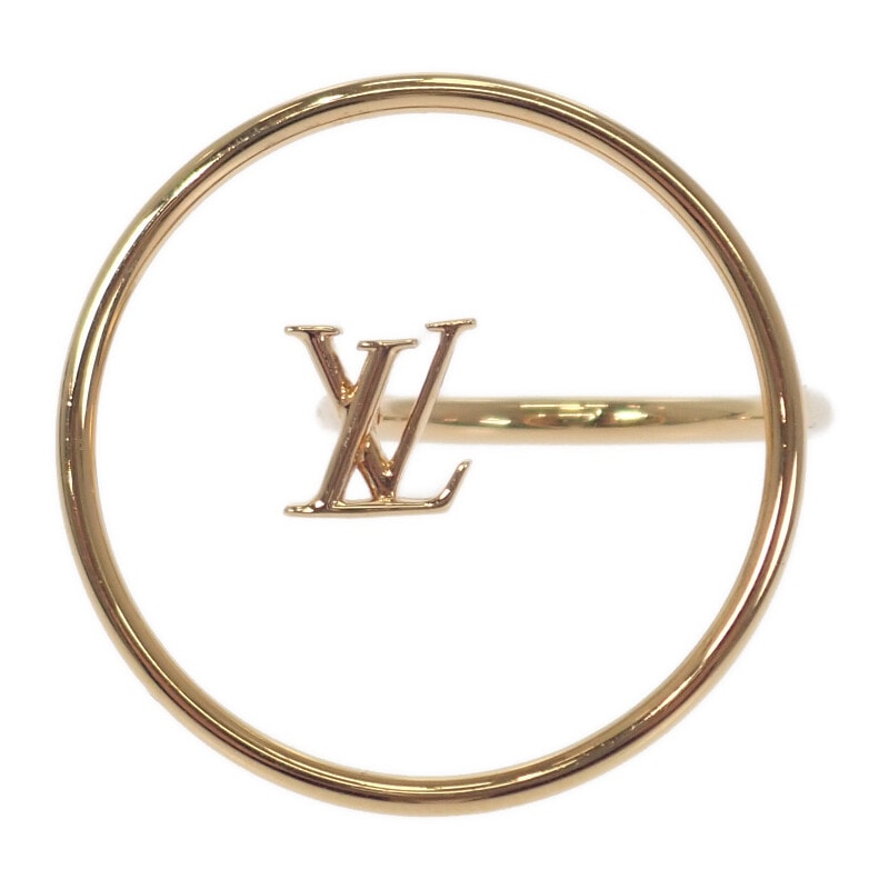 ルイヴィトン LOUIS VUITTON バーグLVエクリプス 11号 M00769 リング 金メッキ ゴールド レディース【中古】【Aランク】