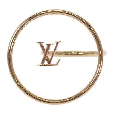 ルイヴィトン LOUIS VUITTON バーグLVエクリプス 11号 M00769 リング 金メッキ ゴールド レディース【中古】【Aランク】