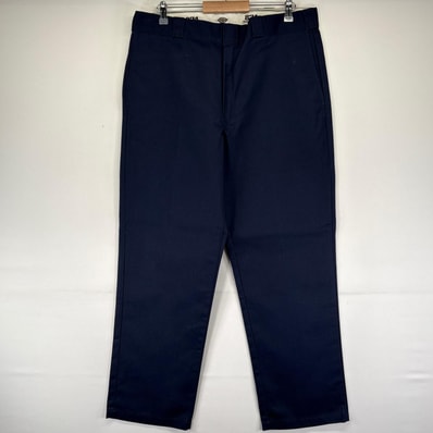 古着 ディッキーズ Dickies パンツ 874 ワーク チノパン 大きいサイズ ワンポイントロゴ W38 L32 ネイビー系 メンズ