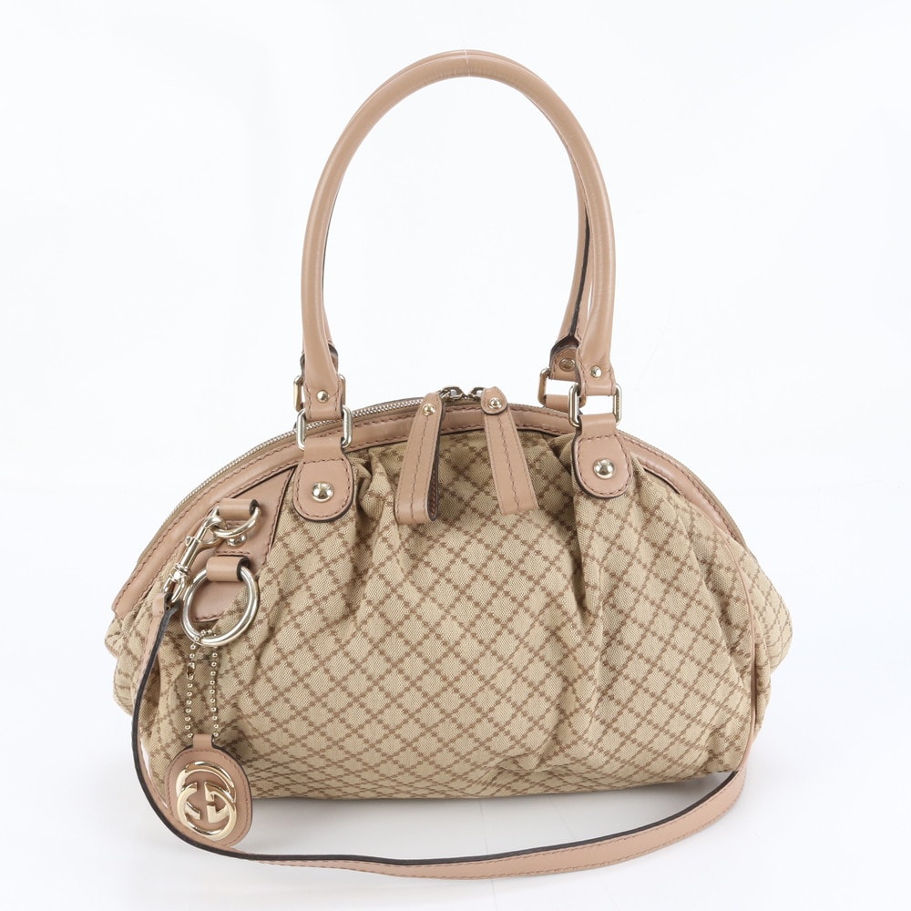 ■美品 グッチ ディアマンテスーキー 223974 ショルダーバッグ