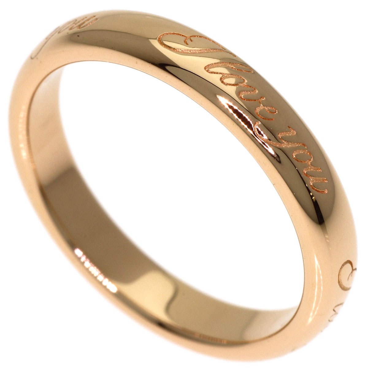 TIFFANY&Co. ティファニー ノーツ アイラブユー リング・指輪 K18PG レディース [中古]