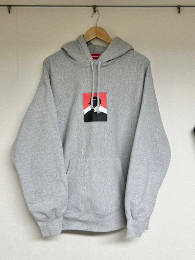 Supreme Portrait Hooded Sweatshirt "Heather Grey"