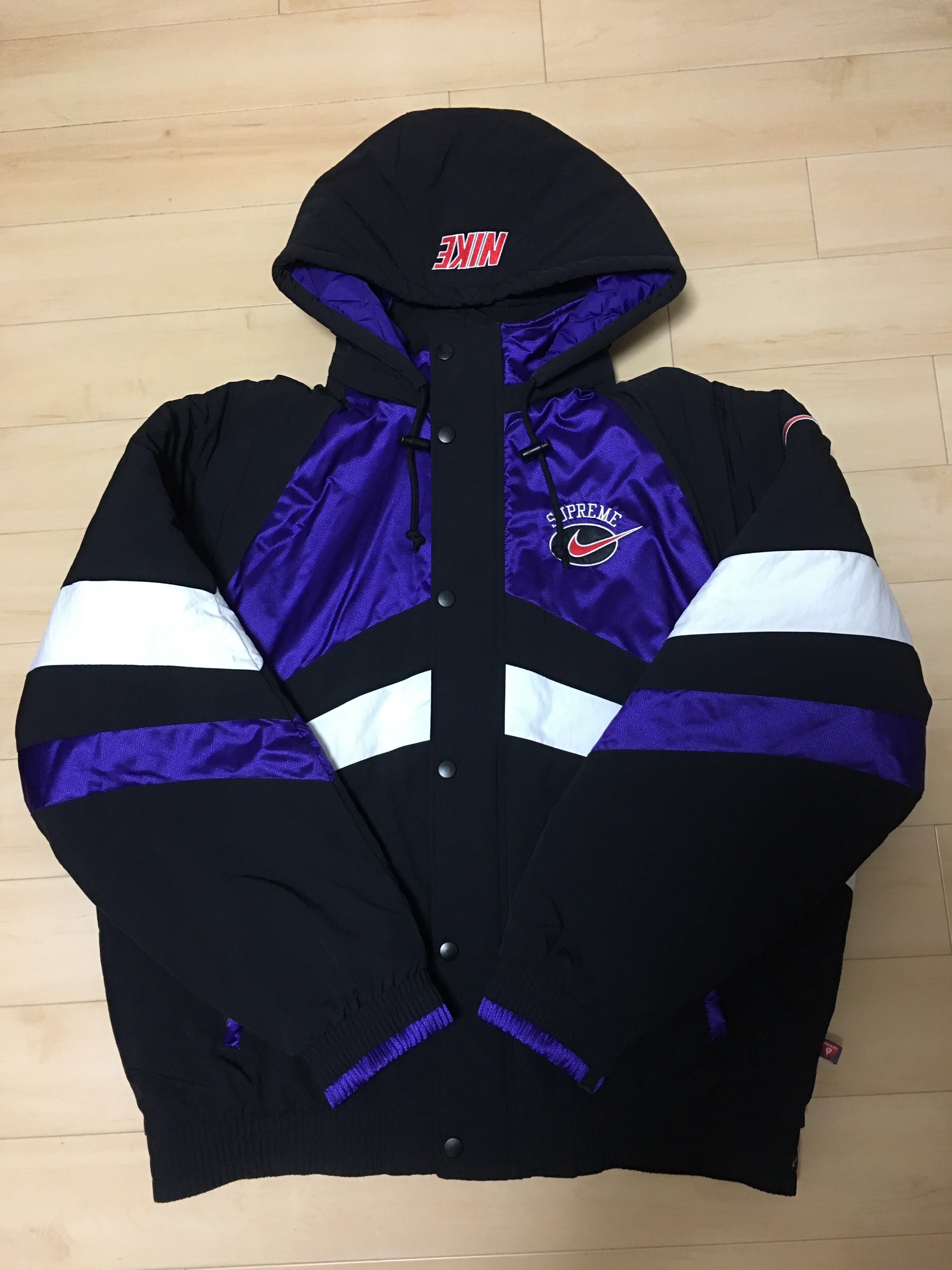 Supreme / Nike Hooded Sport Jacket "Purple"
