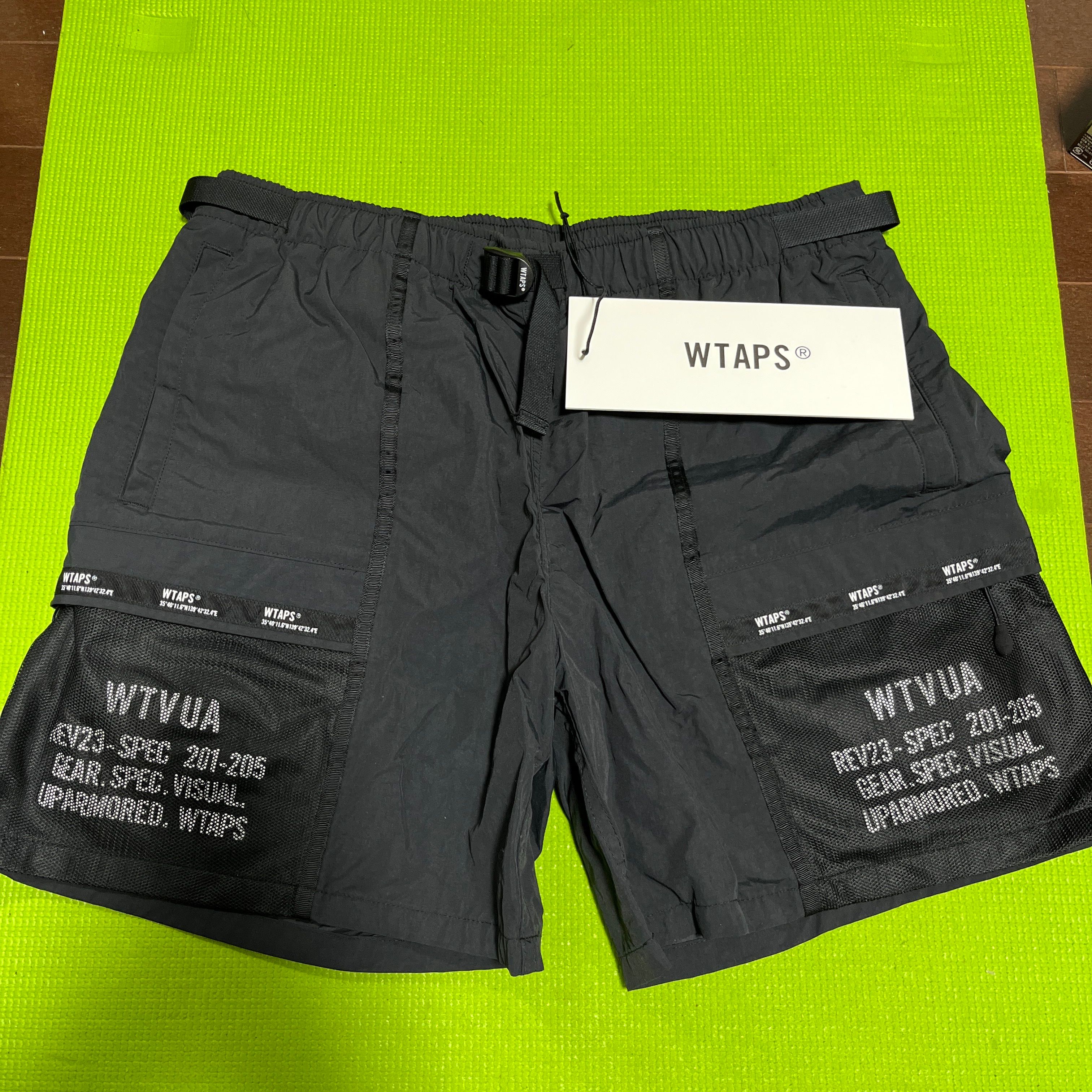 Wtaps TRACKS / SHORTS / NYLON. TUSSAH "Black"