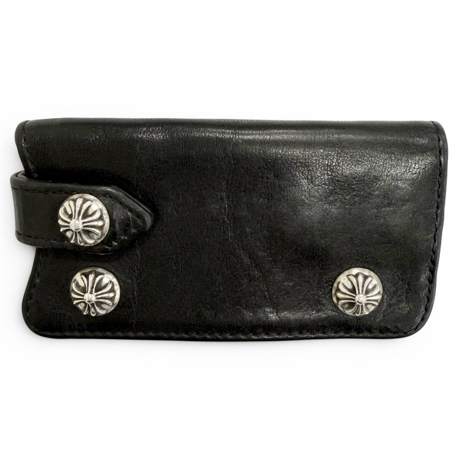 Chrome Hearts Leather Key Case "Black"