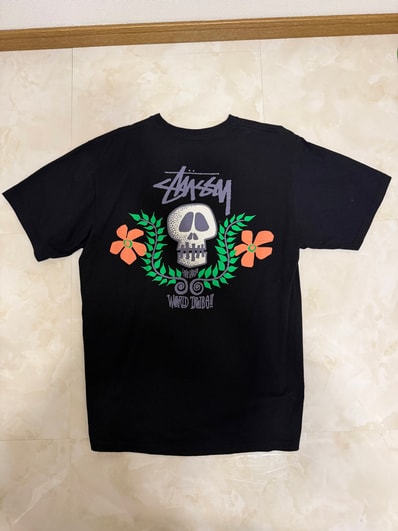 Stussy Skull Crest Tee "Black"