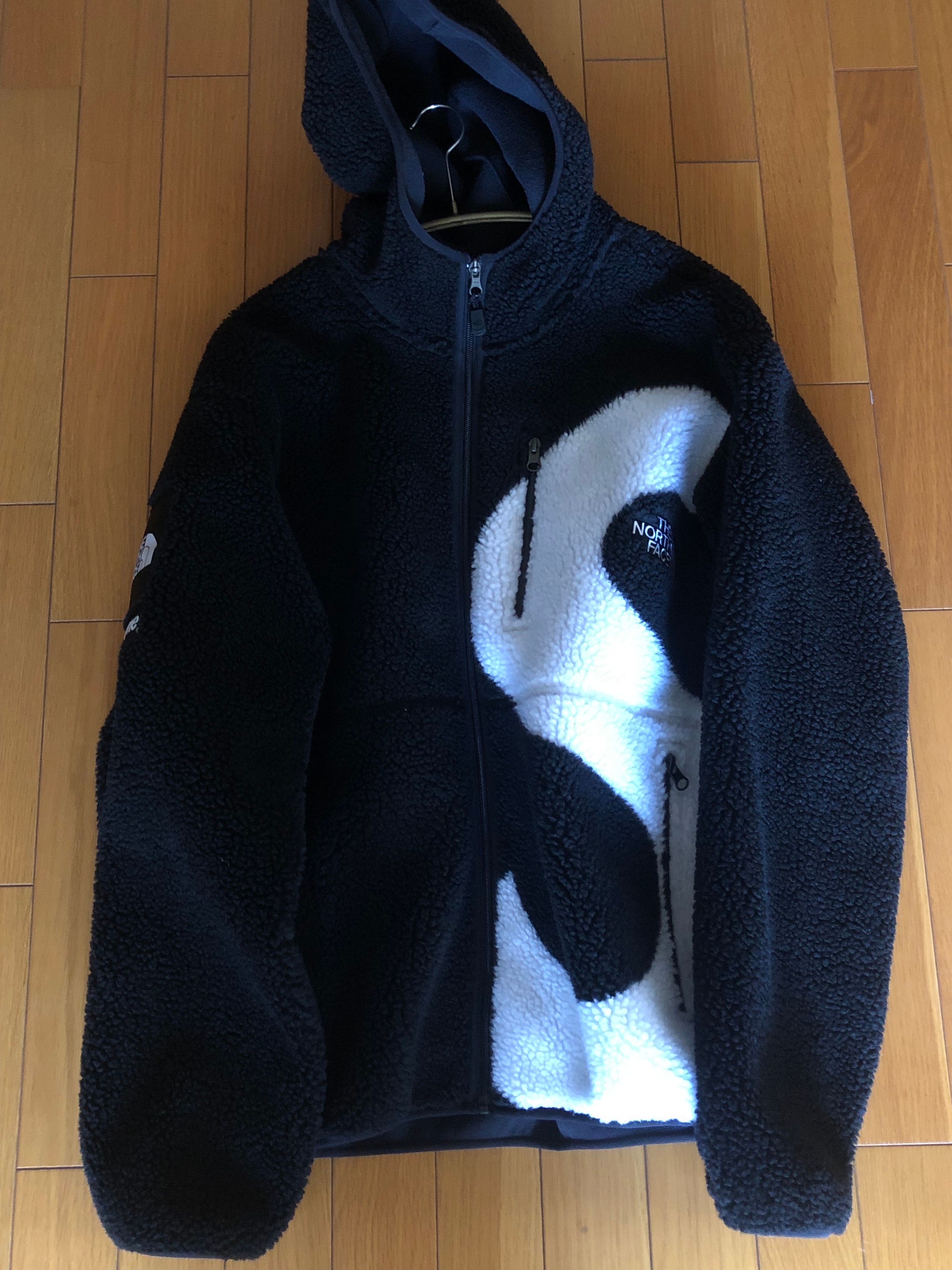 Supreme x The North Face S Logo Hooded Fleece Jacket "Black"