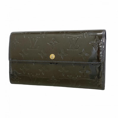 ★SALE【6ce6492-k】ルイヴィトン 長財布 ヴェルニ ポルトフォイユサラ M91464 ブルーアンフィニ【中古】レディース