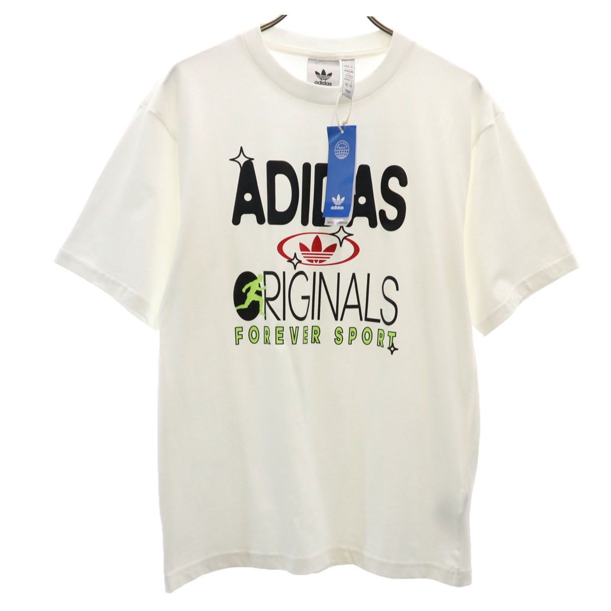 未使用 adidas Originals アディダスオリジナルス トレフォイルロゴ 半袖 Tシャツ S ホワイト