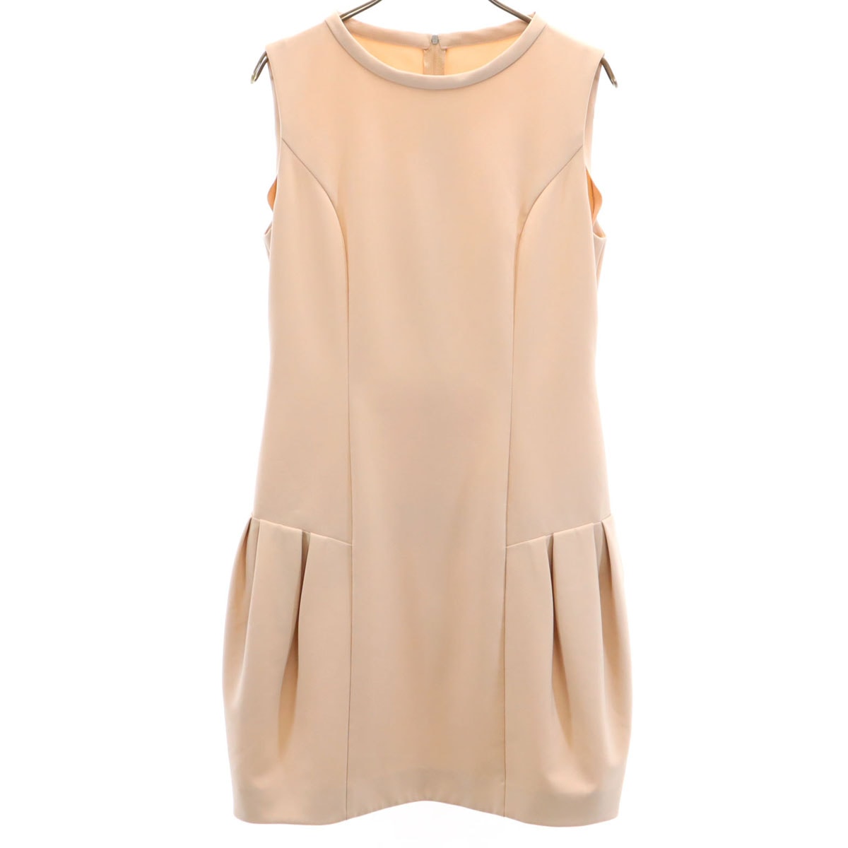 FOXEY NEW YORK フォクシーニューヨーク 日本製 ノースリーブ ミニワンピース 40 ピンク系