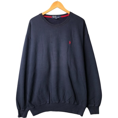 古着 ラルフローレン Ralph Lauren POLO by Ralph Lauren ワンポイントロゴスウェットシャツ トレーナー メンズXL相当/eaa578412