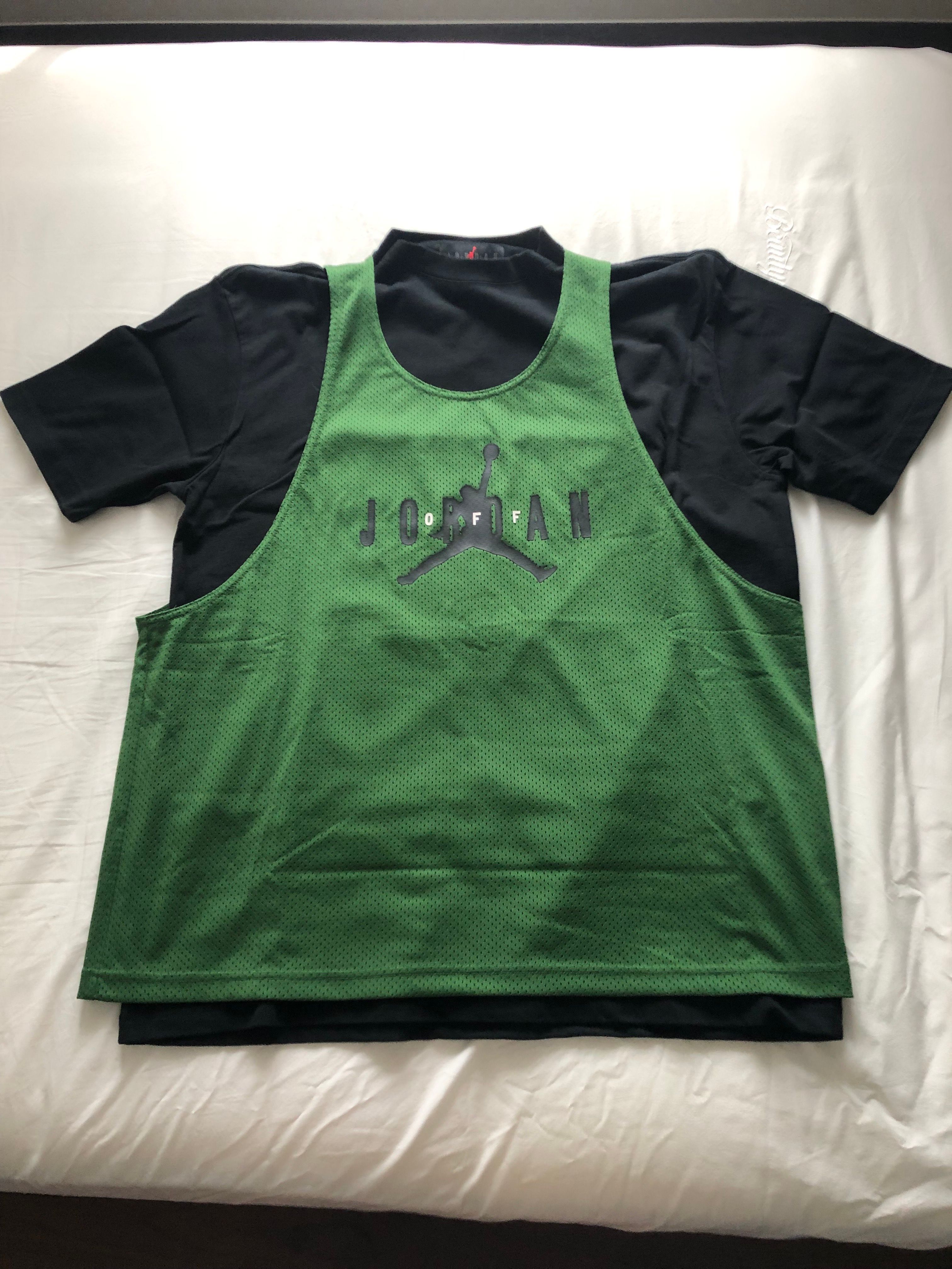 Air Jordan Off-WhiteTM️ Men's Short Sleeve Top "Green"