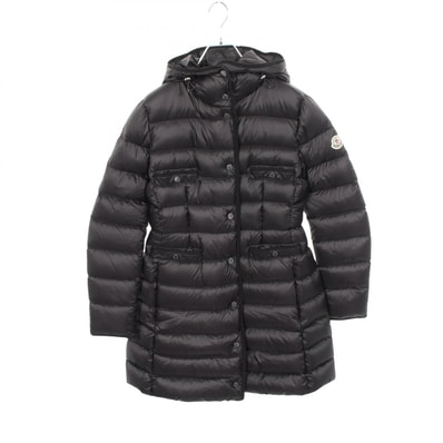 モンクレール MONCLER HIRMA イルマ フード付き ダウンジャケット 衣料品 アウター ナイロン レディース ブラック系 1C00025 【中古】