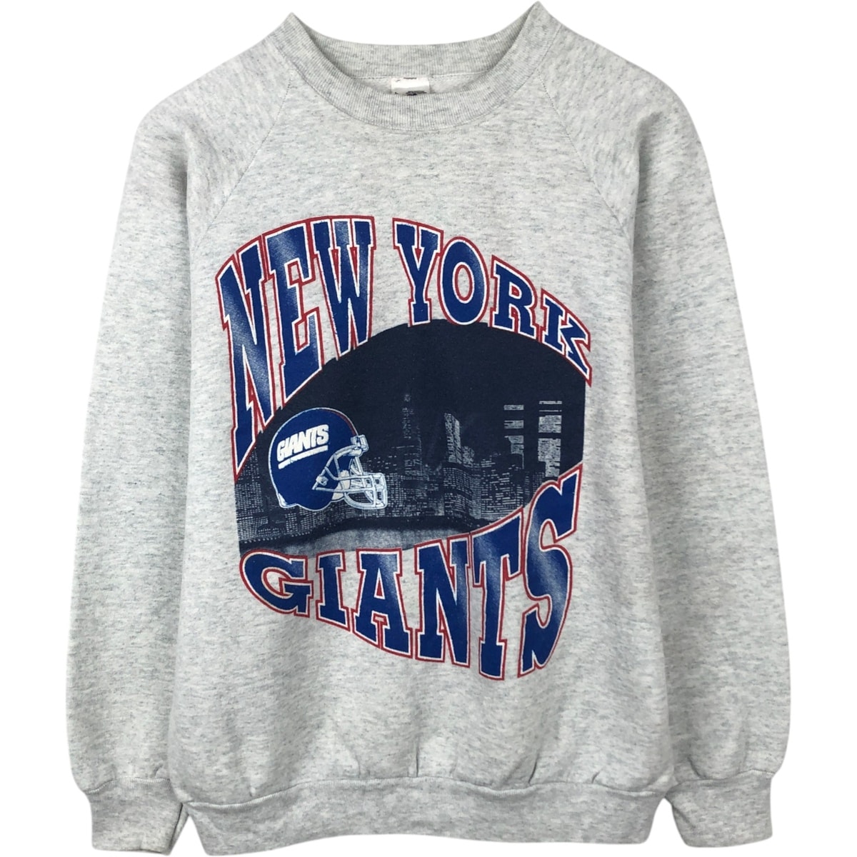 古着 90年代 フルーツオブザルーム FRUIT OF THE LOOM NFL NEW YORK GIANTS ニューヨークジャイアンツ プリントスウェットシャツ トレーナー USA製 メンズL相当 ヴィンテージ/eaa650221