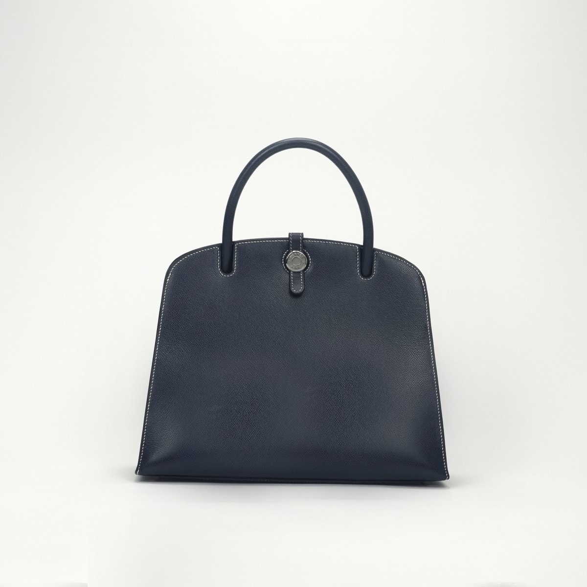 エルメス HERMES ダルヴィMM ダルヴィ MM バッグ トートバッグ リセ ブルーロイ Blueroy ネイビー navy 紺 シルバー金具 ハンドバッグ