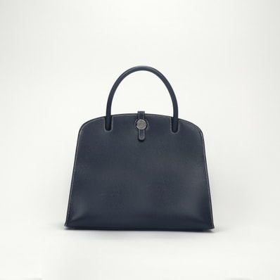 エルメス HERMES ダルヴィMM ダルヴィ MM バッグ トートバッグ リセ ブルーロイ Blueroy ネイビー navy 紺 シルバー金具 ハンドバッグ