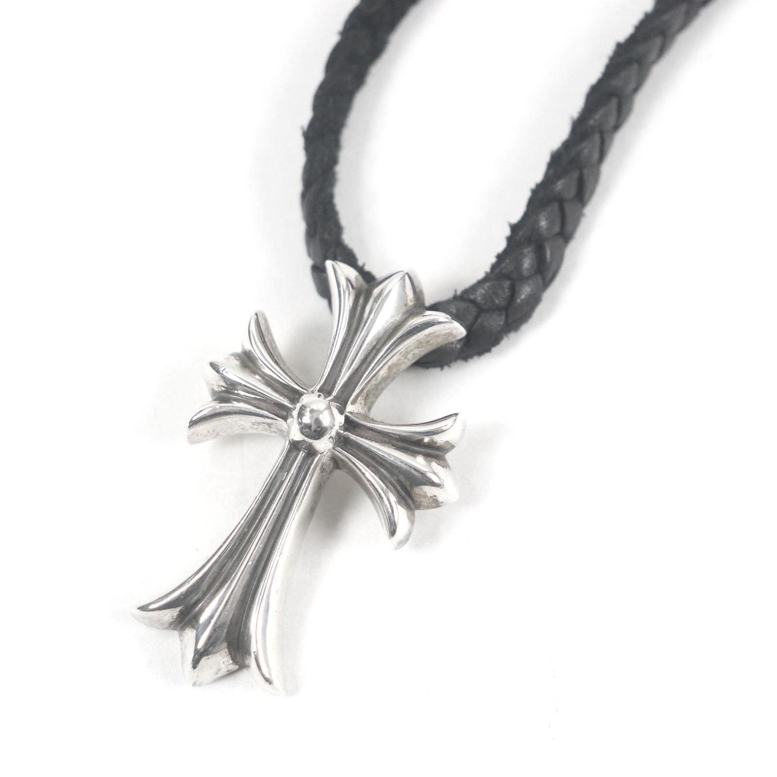 極美品 クロムハーツ ネックレス シルバー ブラック メンズ